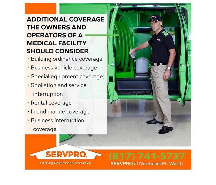 SERVPRO technician with truck and equipment